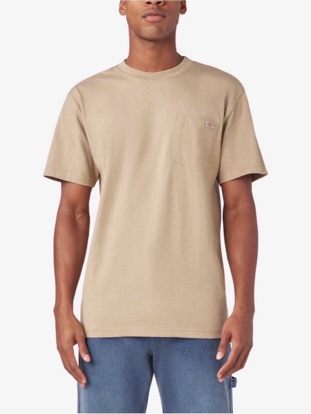 Dickies Men's Short Sleeve Pocket Tee in Tan